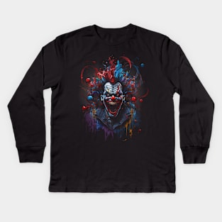 The Cursed of Clown - Joker Kids Long Sleeve T-Shirt